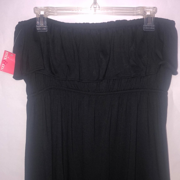 Black Off-Shoulder Dress - Picture 1 of 7
